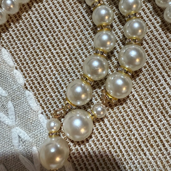 Pearl Waist Chain for Women Adjustable Pearl Belt 44” main image 4